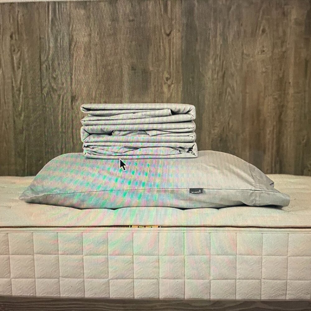 Naturepedic Full Fitted Sheet set with 2 pillowcases- Sateen Pewter (Light Grey)